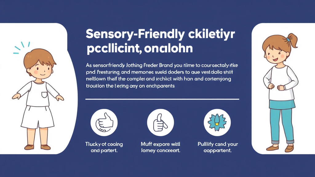 Real-world application diagram for sensory Friendly Clothing Brands