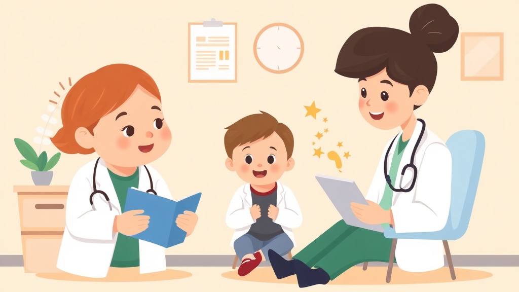 Visual overview of sensory Friendly Doctor Appointments with key concepts highlighted