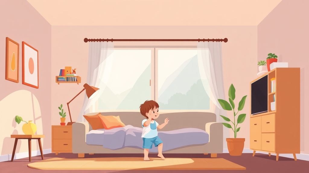 Conceptual diagram showing how sensory Friendly Lighting At Home works in practice