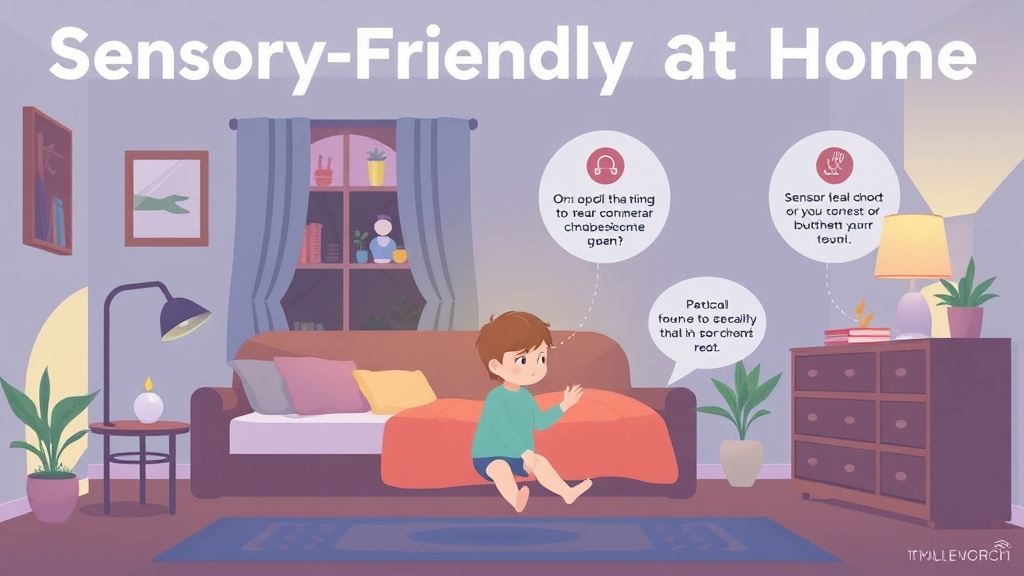 Step-by-step visual guide for implementing sensory Friendly Lighting At Home