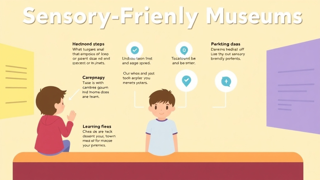 Practical checklist visual for sensory Friendly Museums