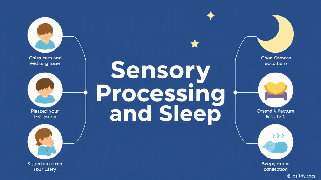 Action-oriented illustration showing how to apply sensory Processing And Sleep