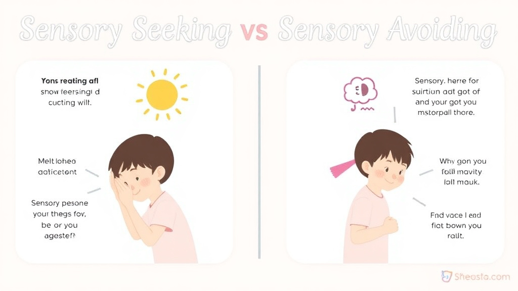 Practical workflow diagram for sensory Seeking Vs Sensory Avoiding