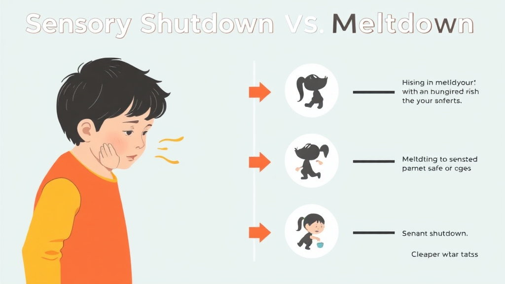 Real-world application diagram for sensory Shutdown Vs Meltdown