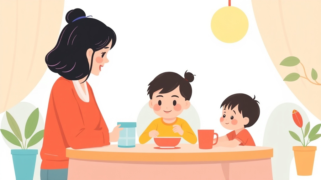 Detailed visual representation of sensory Strategies For Family Gatherings