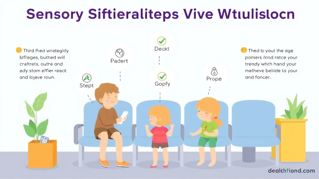 Real-world application diagram for sensory Strategies For Waiting Rooms