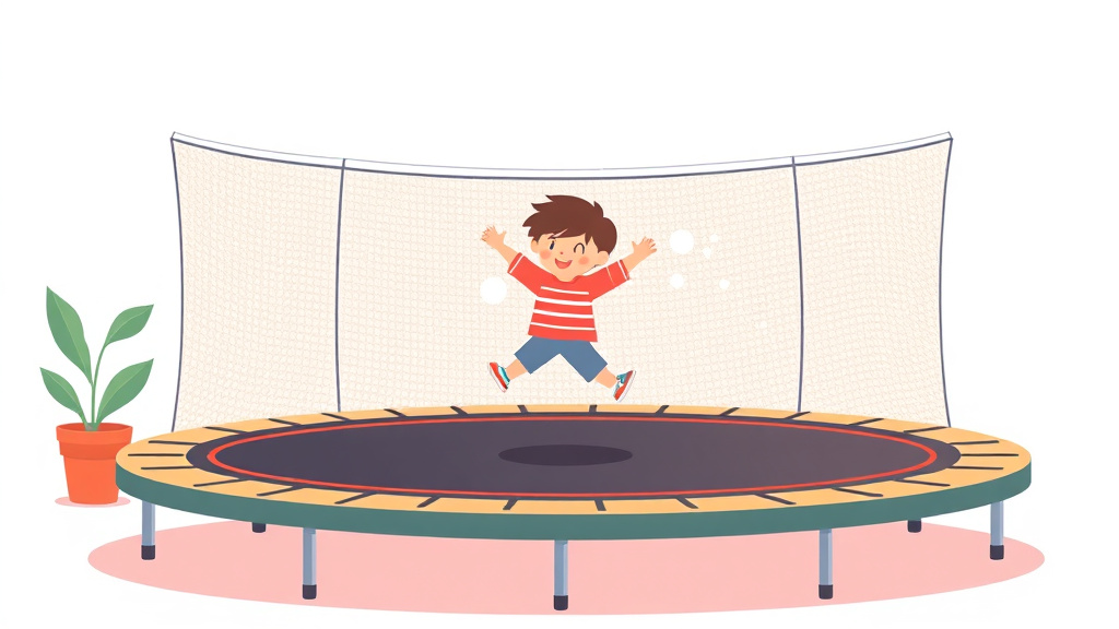 Detailed visual representation of trampoline Activities For Sensory Seekers