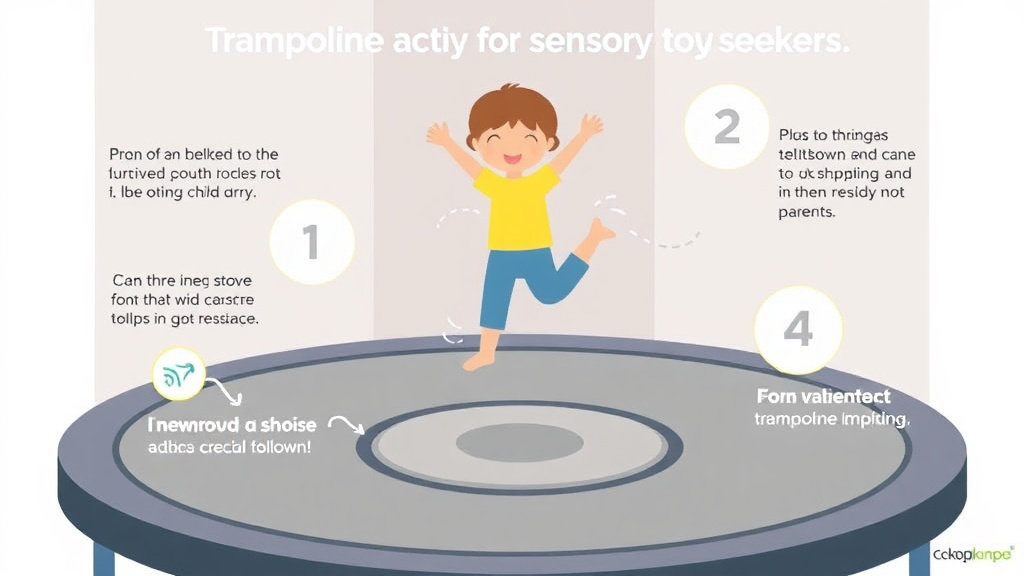Practical workflow diagram for trampoline Activities For Sensory Seekers