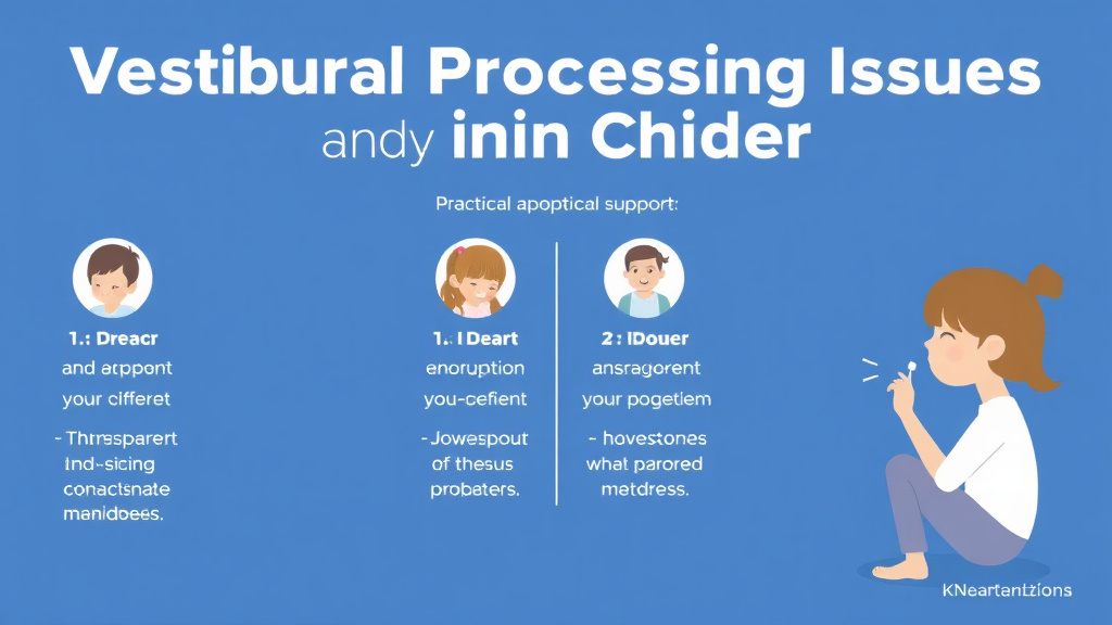 Real-world application diagram for vestibular Processing Issues In Children