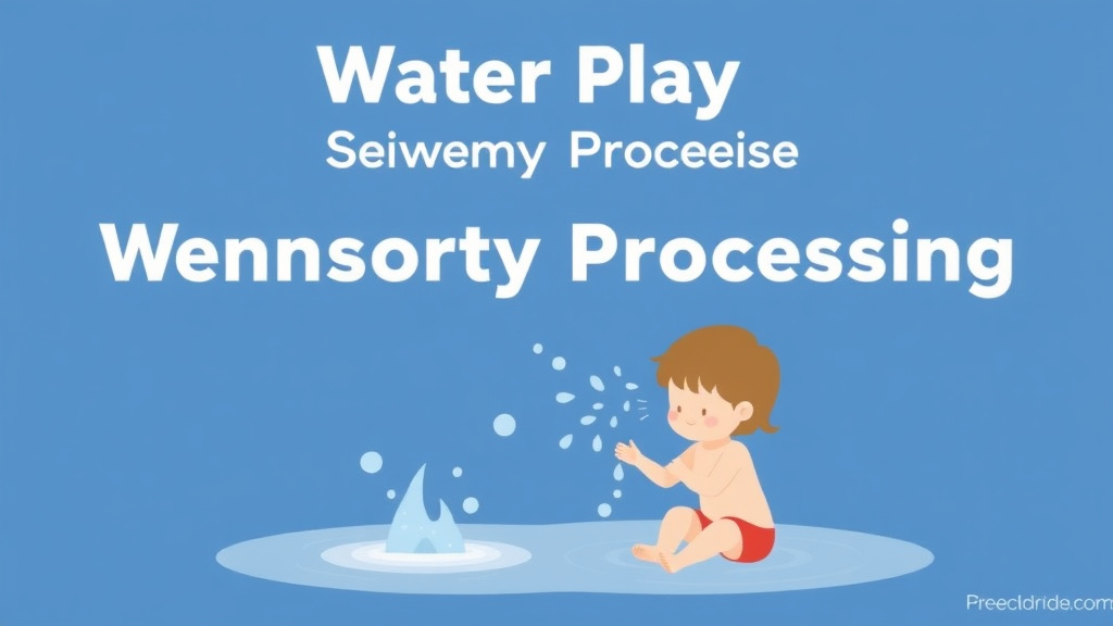 Process flow illustration for putting water Play For Sensory Processing into action