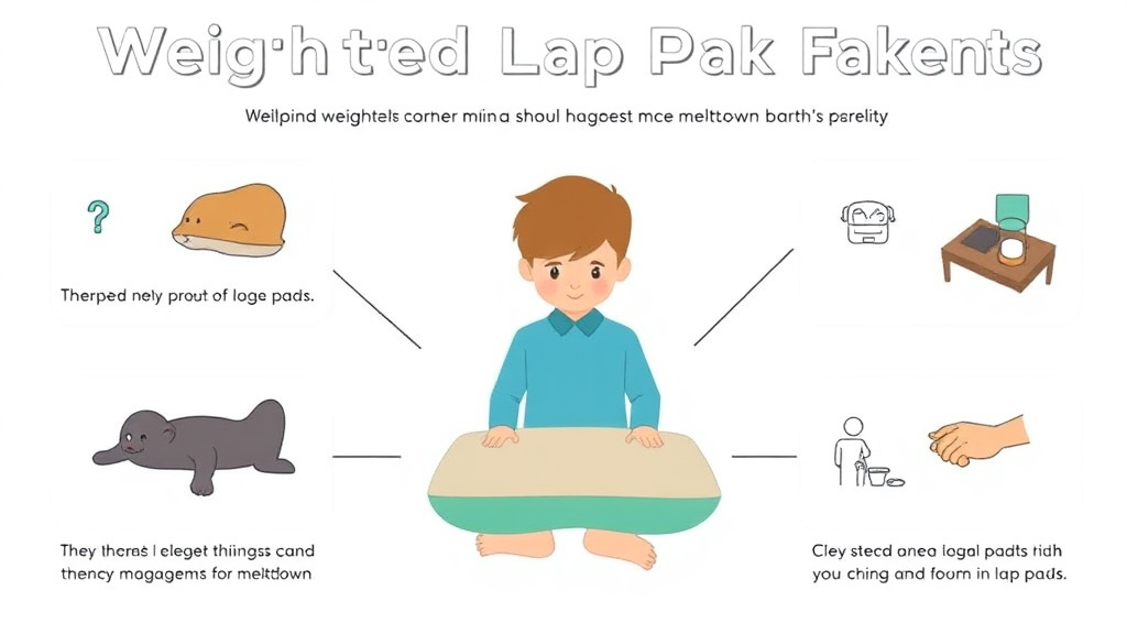 Hands-on guide visualization for weighted Lap Pads For School