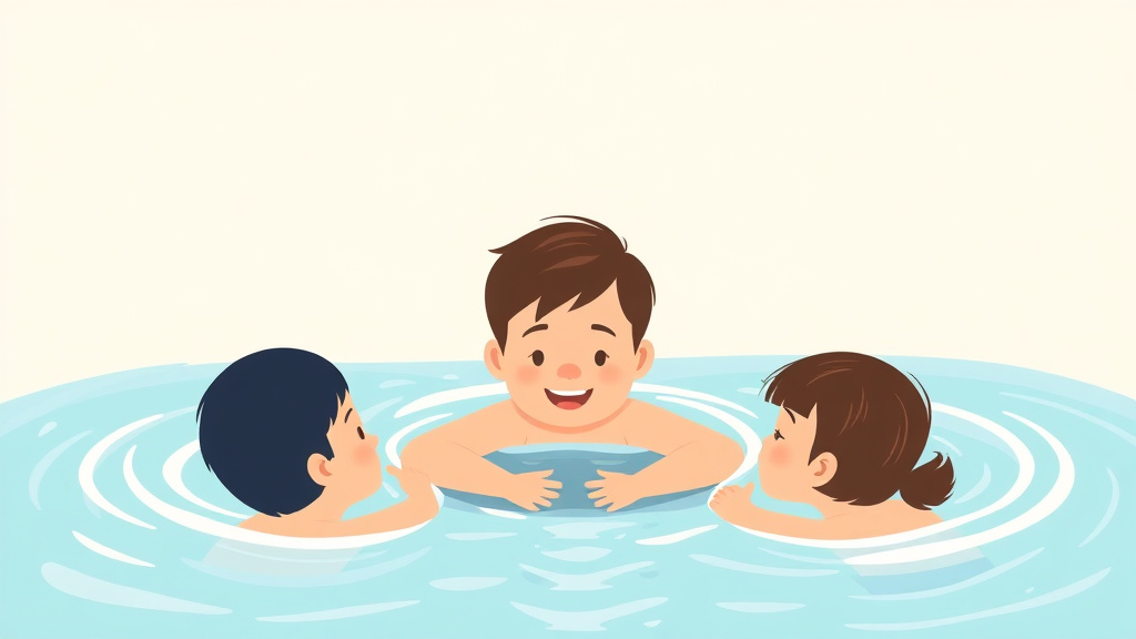 Illustration breaking down the fundamentals of aquatic Therapy For Autism