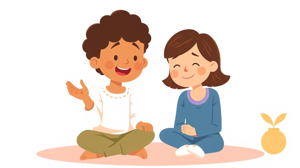 Conceptual diagram showing how cbt Adapted For Autistic Children works in practice