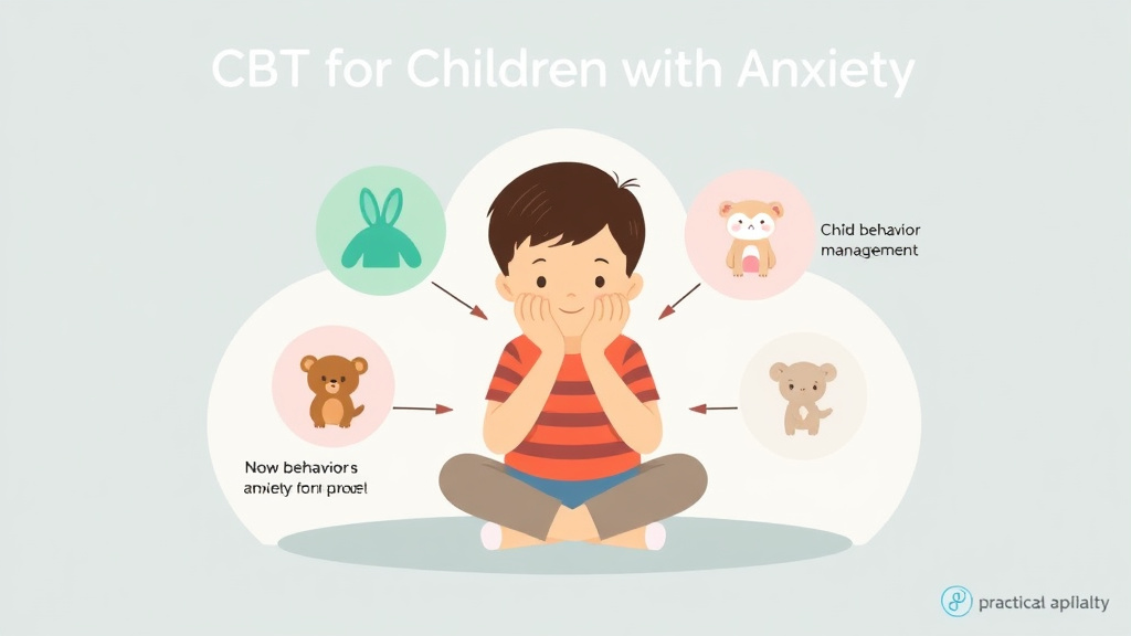 Step-by-step visual guide for implementing cbt For Children With Anxiety