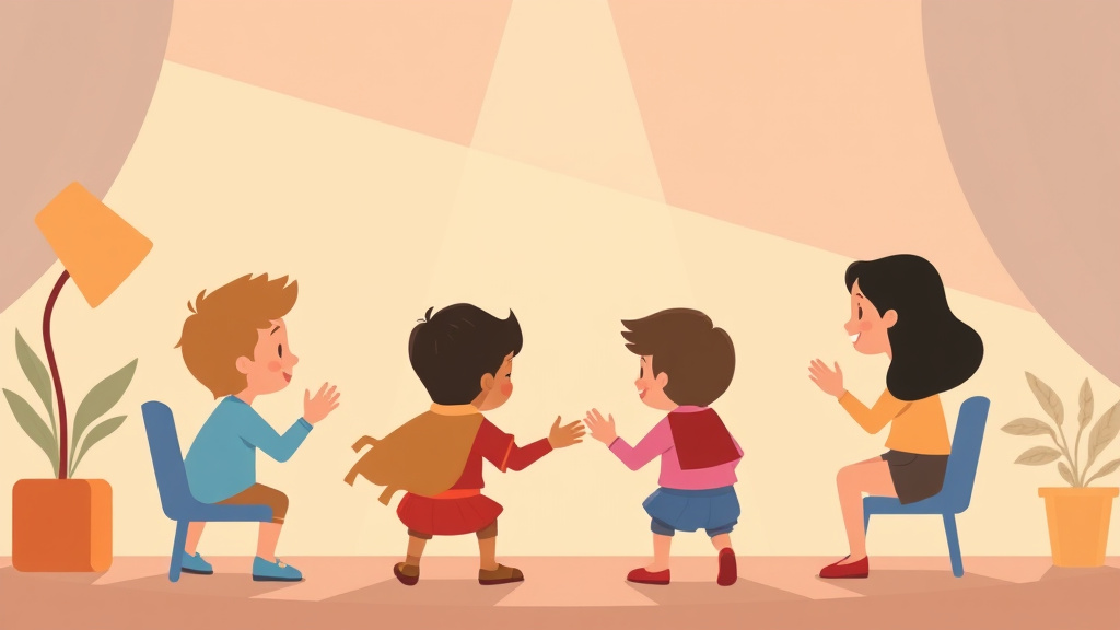 Visual overview of drama Therapy For Social Skills with key concepts highlighted