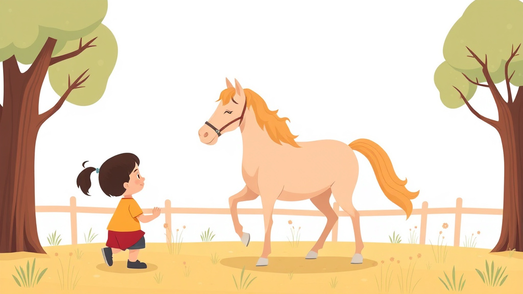 A professional illustration depicting equine Therapy For Adhd