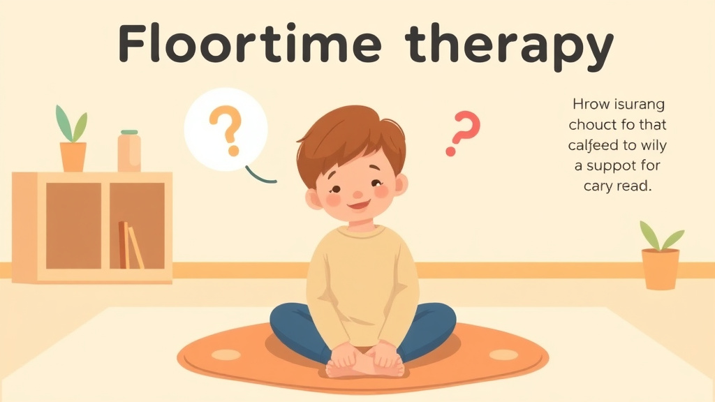 A professional illustration depicting floortime Therapy Explained