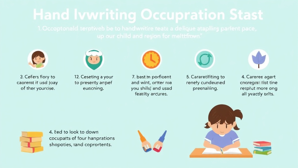 Step-by-step visual guide for implementing handwriting Occupational Therapy