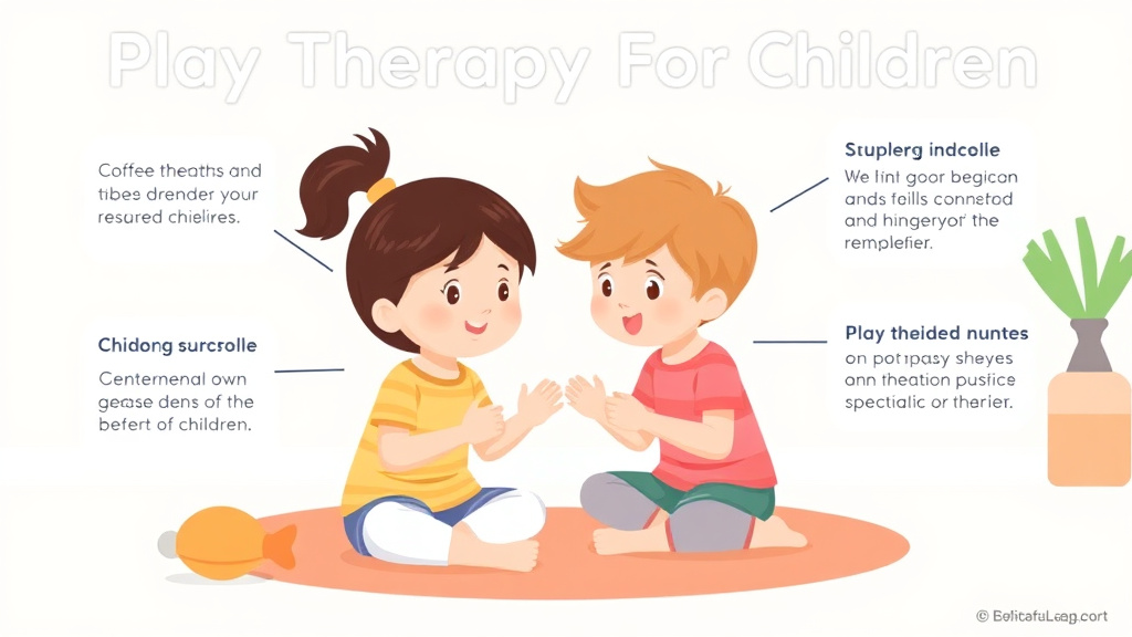 Action-oriented illustration showing how to apply play Therapy For Children Explained