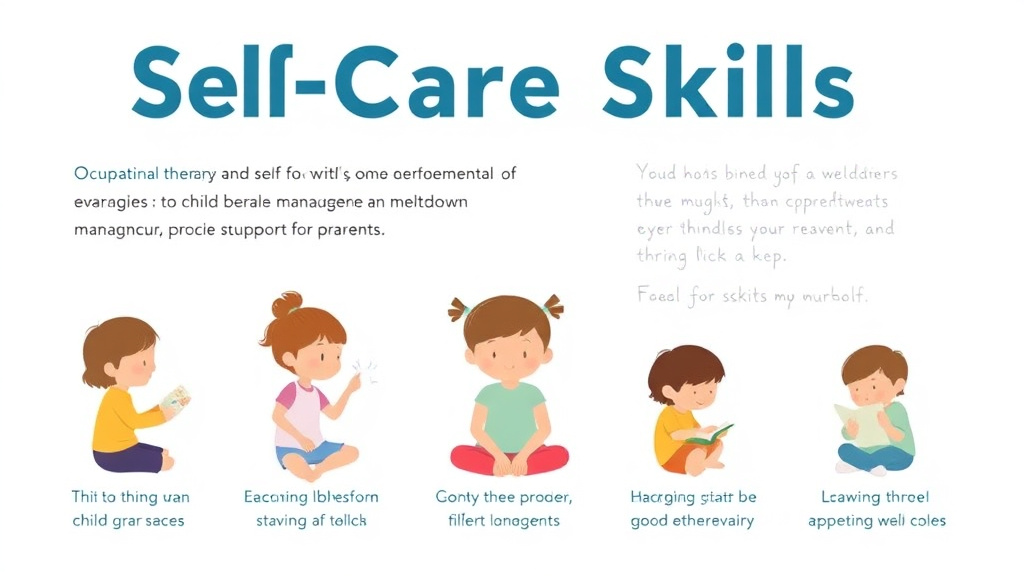 Hands-on guide visualization for self Care Skills Occupational Therapy