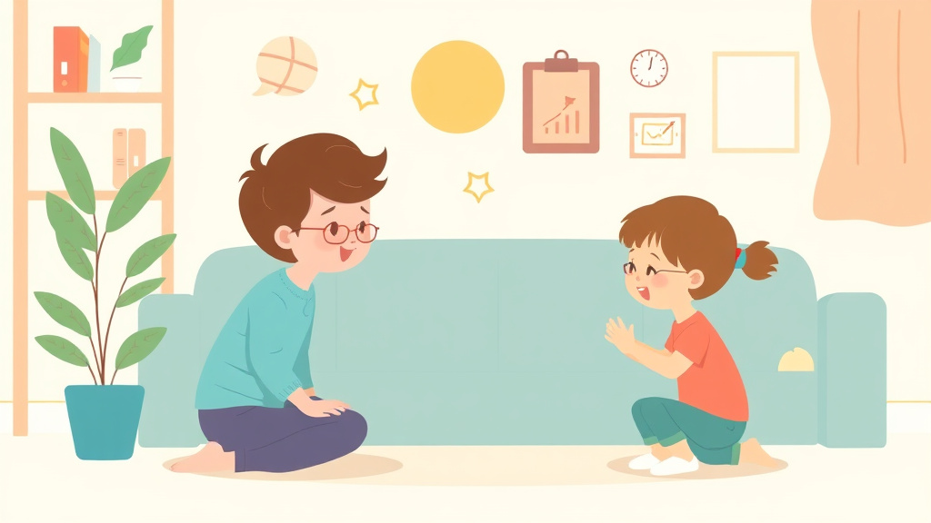 Clear illustration of sensory Integration Occupational Therapy with supporting details